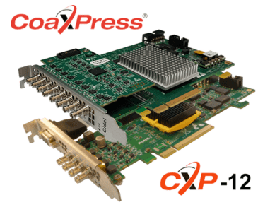 Gidel First to Market with 100 Gb/s CoaXPress 12 Frame Grabber