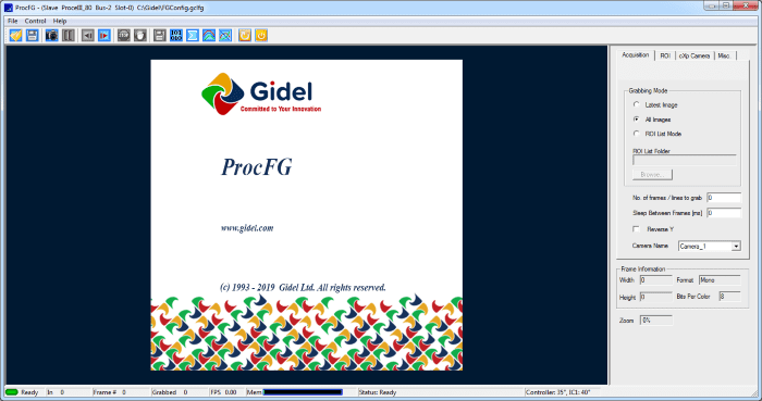 Gidel ProcFG development tool