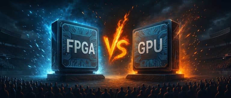 FPGA vs GPU comparison for high-performance computing, real-time processing, and hybrid FPGA + GPU architectures