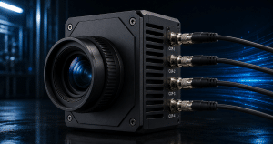 High-Speed CoaXPress Machine Vision Camera with Four CXP Connections